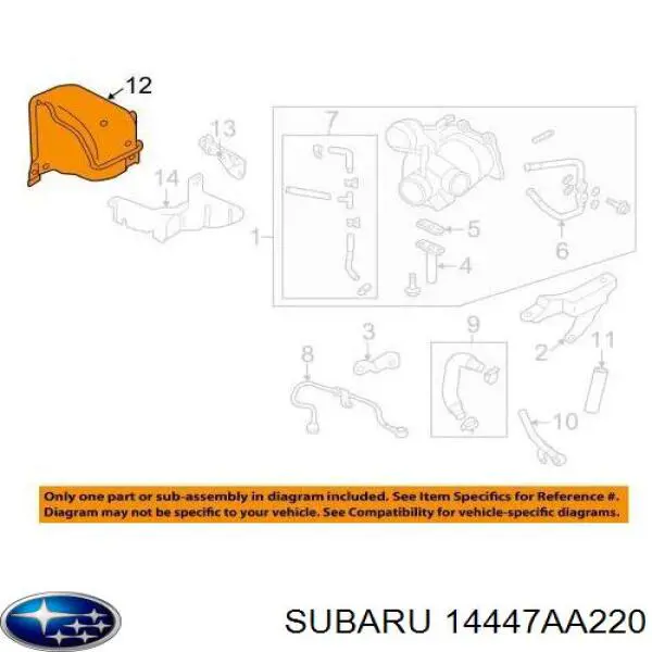 14447AA220 Subaru 