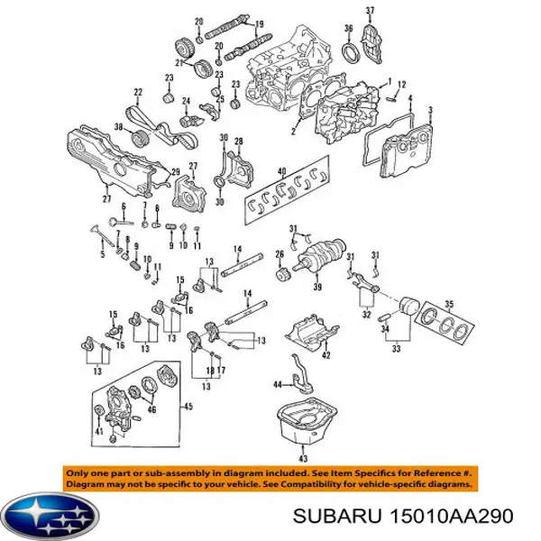 15010AA290 Subaru Bomba de aceite
