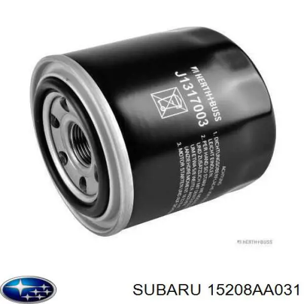 15208AA031 Subaru filtro de aceite