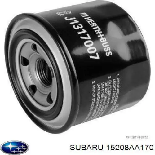 15208AA170 Subaru filtro de aceite