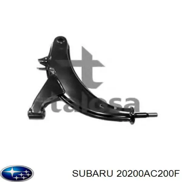 20200AC200F Subaru barra oscilante, suspensión de ruedas delantera, inferior derecha