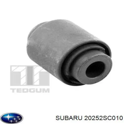 20252SC010 Subaru brazo suspension trasero superior izquierdo