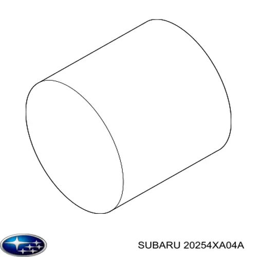 20254XA04A Subaru suspensión, barra transversal trasera, exterior