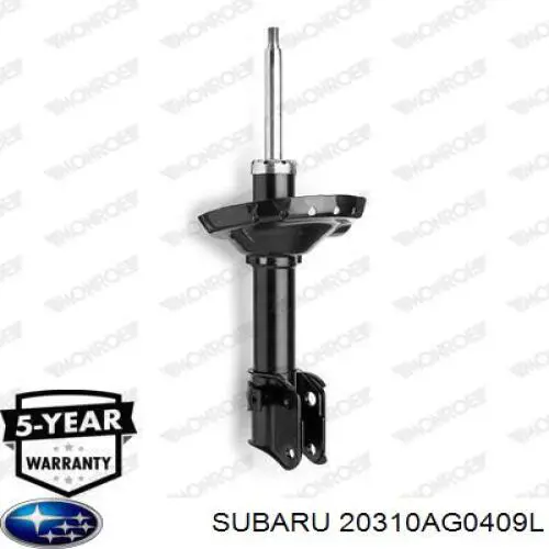 20310AG0409L Subaru amortiguador delantero derecho