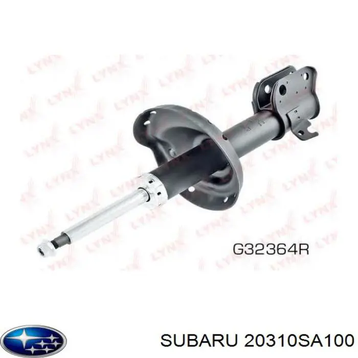 20310SA100 Subaru Amortiguador eje delantero derecha
