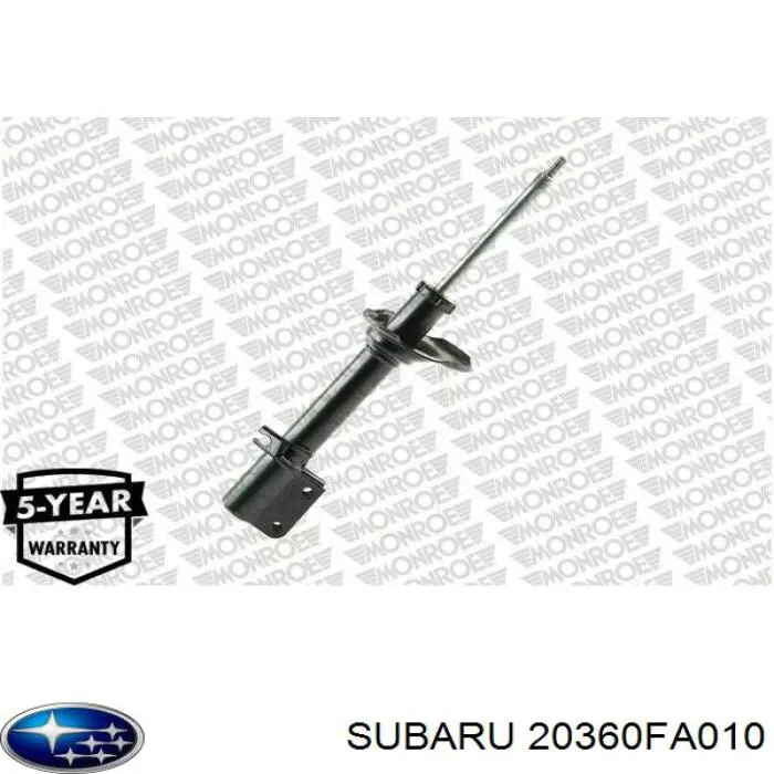 20360FA010 Subaru amortiguador trasero izquierdo