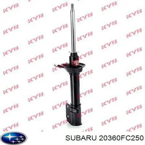 Amortiguador trasero izquierdo Subaru 20360FC250 precio, desde 71,17 EUR