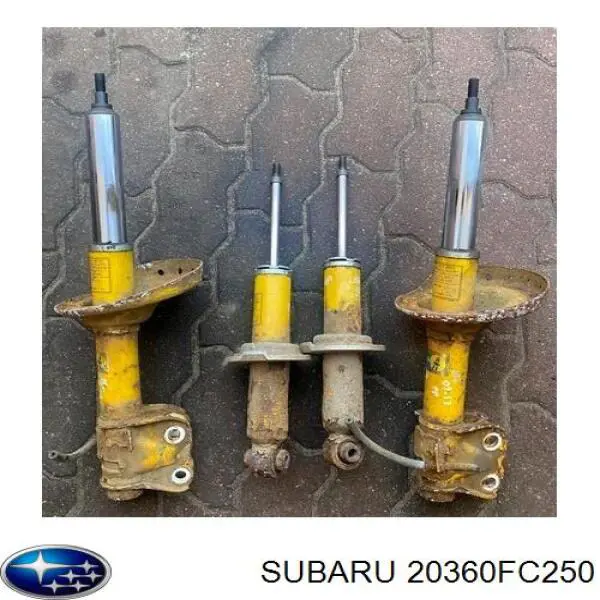 20360FC250 Subaru amortiguador trasero izquierdo