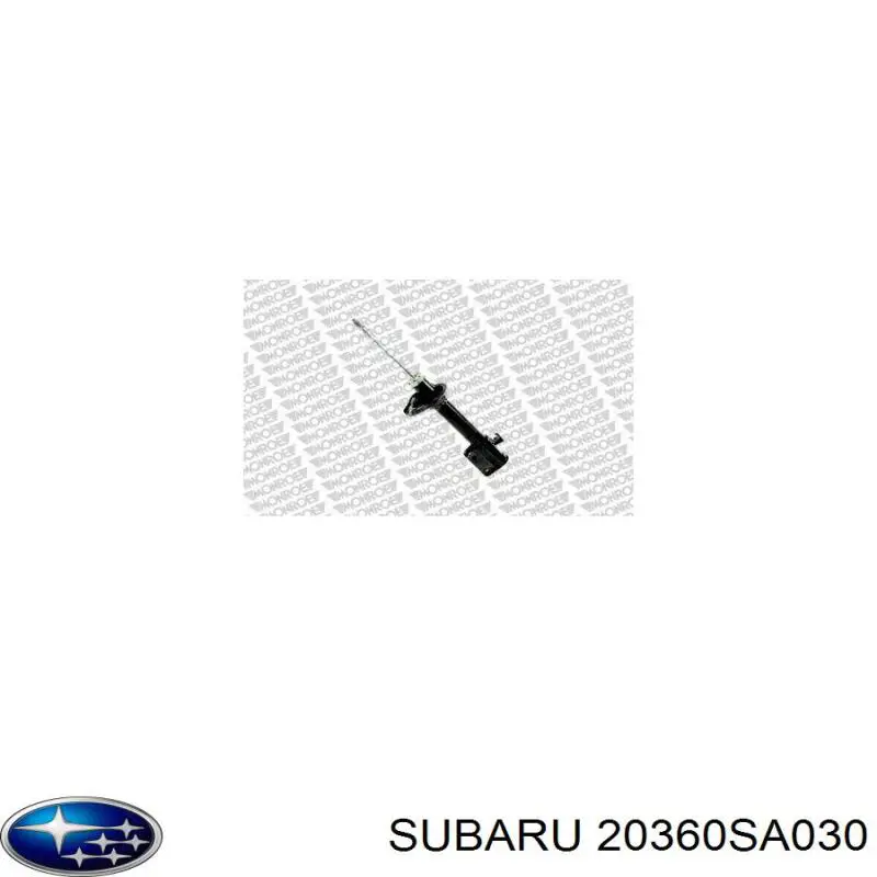 20360SA030 Subaru amortiguador trasero izquierdo