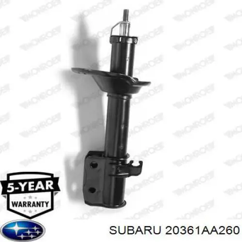 20361AA260 Subaru amortiguador trasero izquierdo
