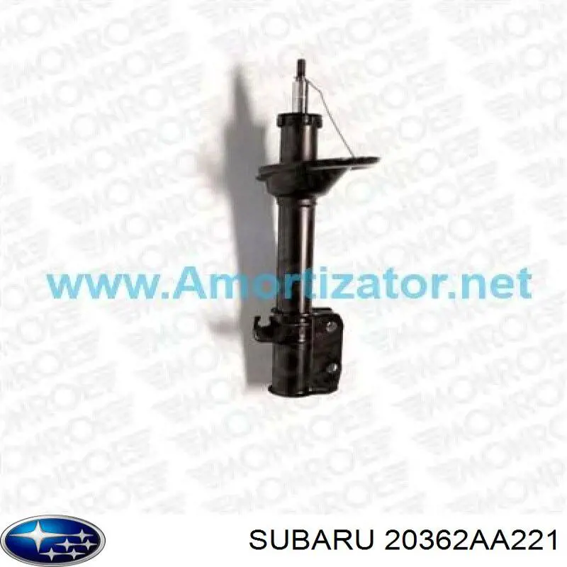 20362AA221 Subaru amortiguador trasero derecho