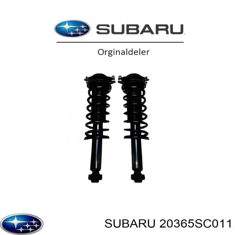 20365SC011 Subaru amortiguador trasero