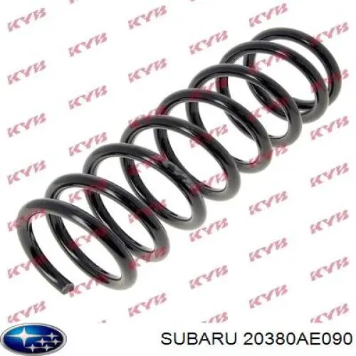 20380AE090 Subaru muelle de suspensión eje trasero