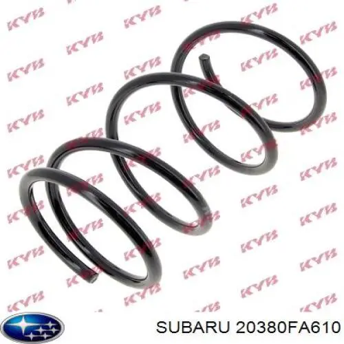 20380FA610 Subaru muelle de suspensión eje trasero