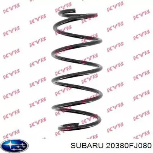 20380FJ080 Subaru muelle de suspensión eje trasero