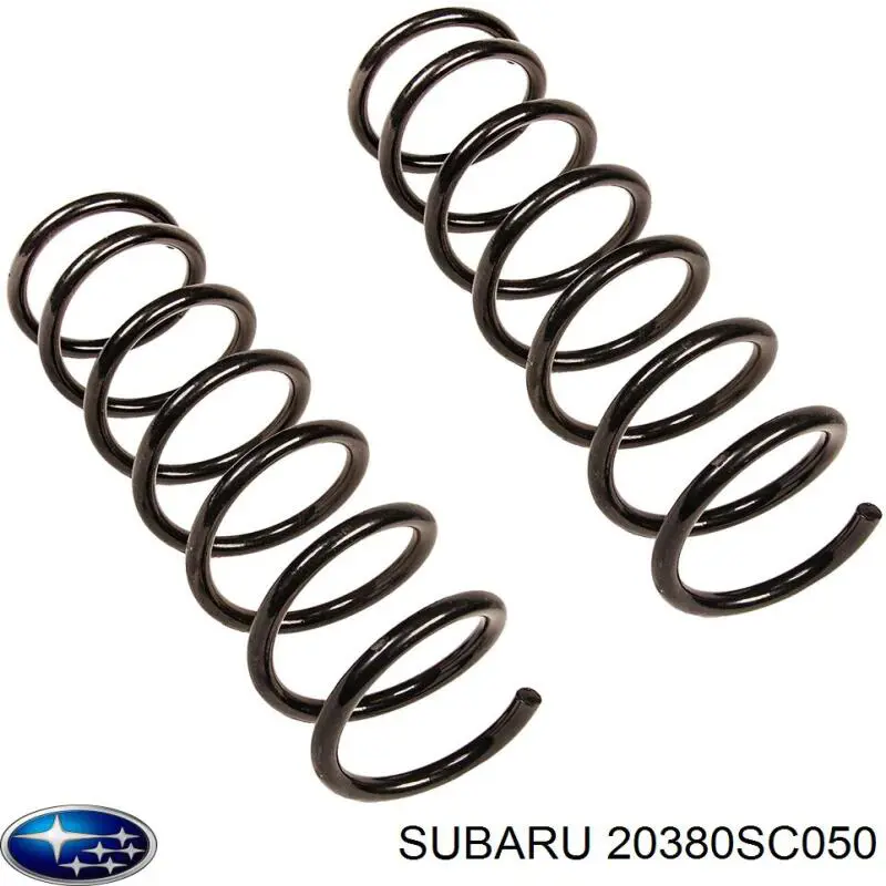 20380SC050 Subaru muelle de suspensión eje trasero