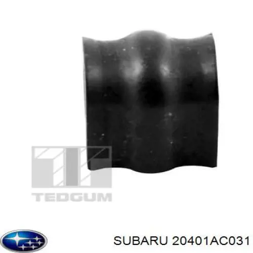 Soporte estabilizador, Eje delantero Subaru 20401AC031
