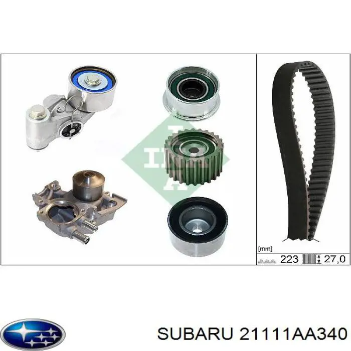 Bombeadora de agua Subaru 21111AA340 precio, desde 52,98 EUR