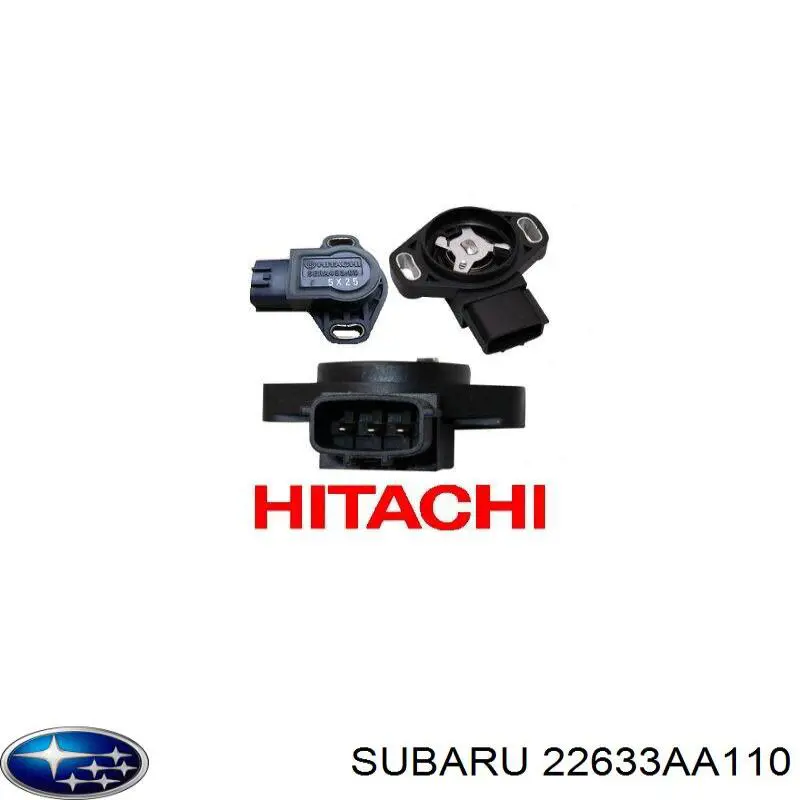 22633AA110 Subaru sensor, posición mariposa