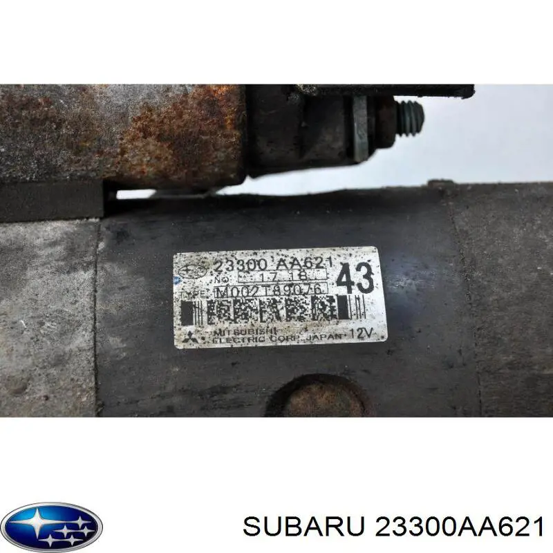 Burro de arranque  Subaru 23300AA621 precio, desde 68,24 EUR