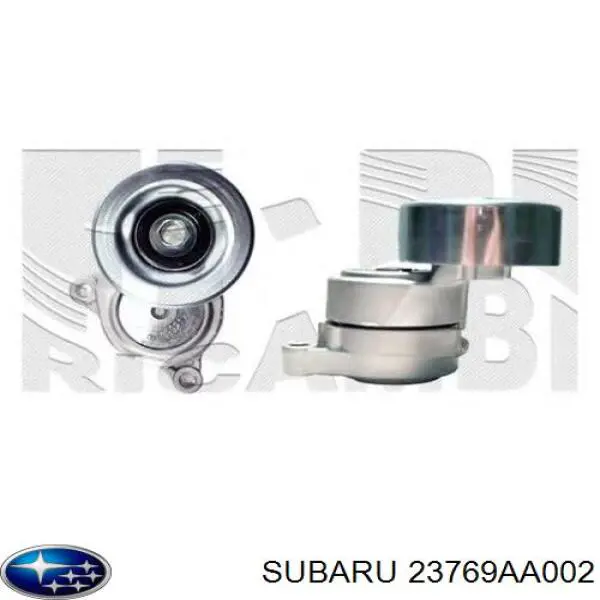 23769AA002 Subaru tensor de correa, correa poli v