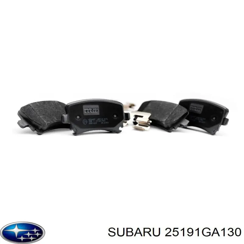 25191GA130 Subaru pastillas de freno delanteras