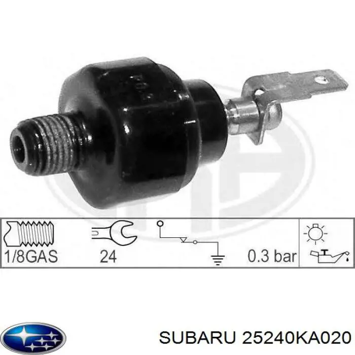 Comprar 25240KA020 Subaru Sensor de presión de aceite
