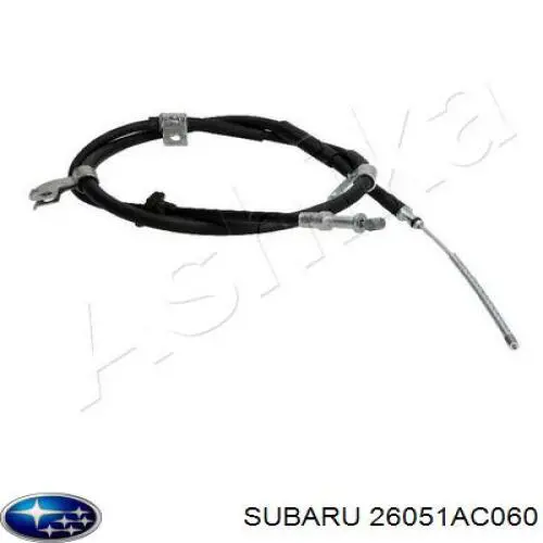 26051AC060 Subaru cable de freno de mano trasero izquierdo