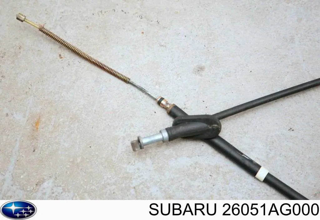 26051AG000 Subaru cable de freno de mano trasero derecho