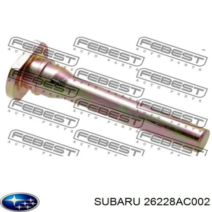 26228AC002 Subaru pasador guía, pinza del freno delantera, superior