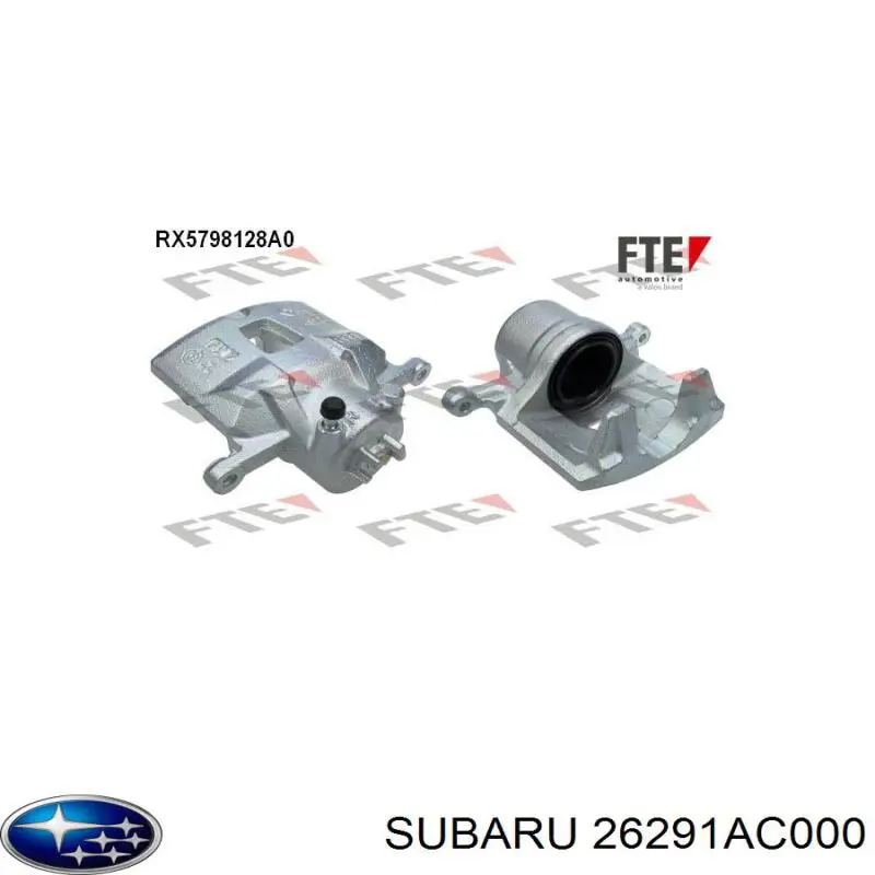 26291AC000 Subaru pinza de freno delantera derecha