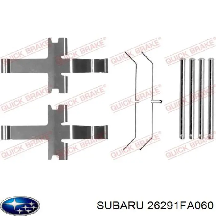 26291FA060 Subaru pinza de freno trasero derecho