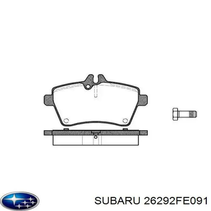 26292FE091 Subaru pinza de freno trasero derecho