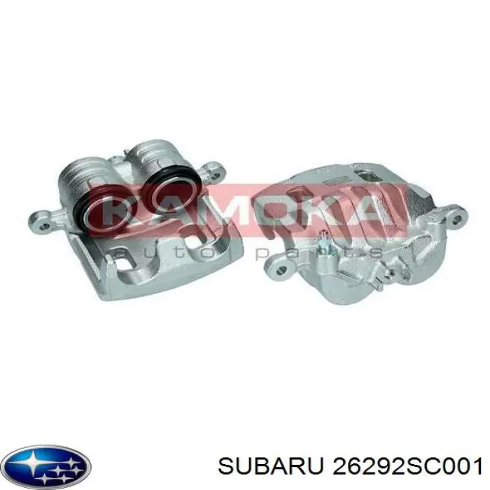 26292SC001 Subaru pinza de freno delantera derecha