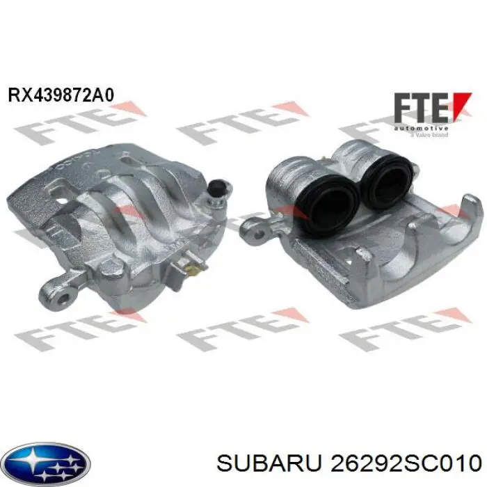 26292SC010 Subaru pinza de freno delantera izquierda