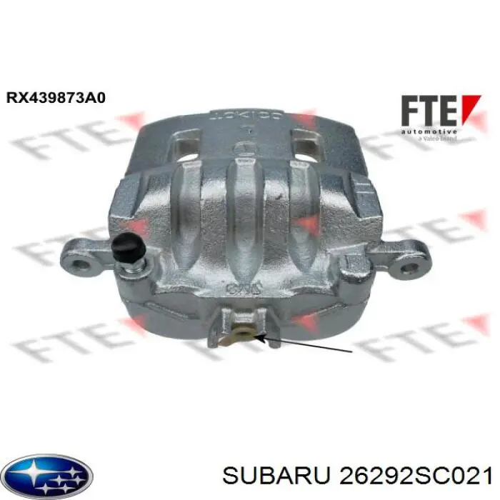 Comprar 26292SC021 Subaru Pinza de freno delantera derecha