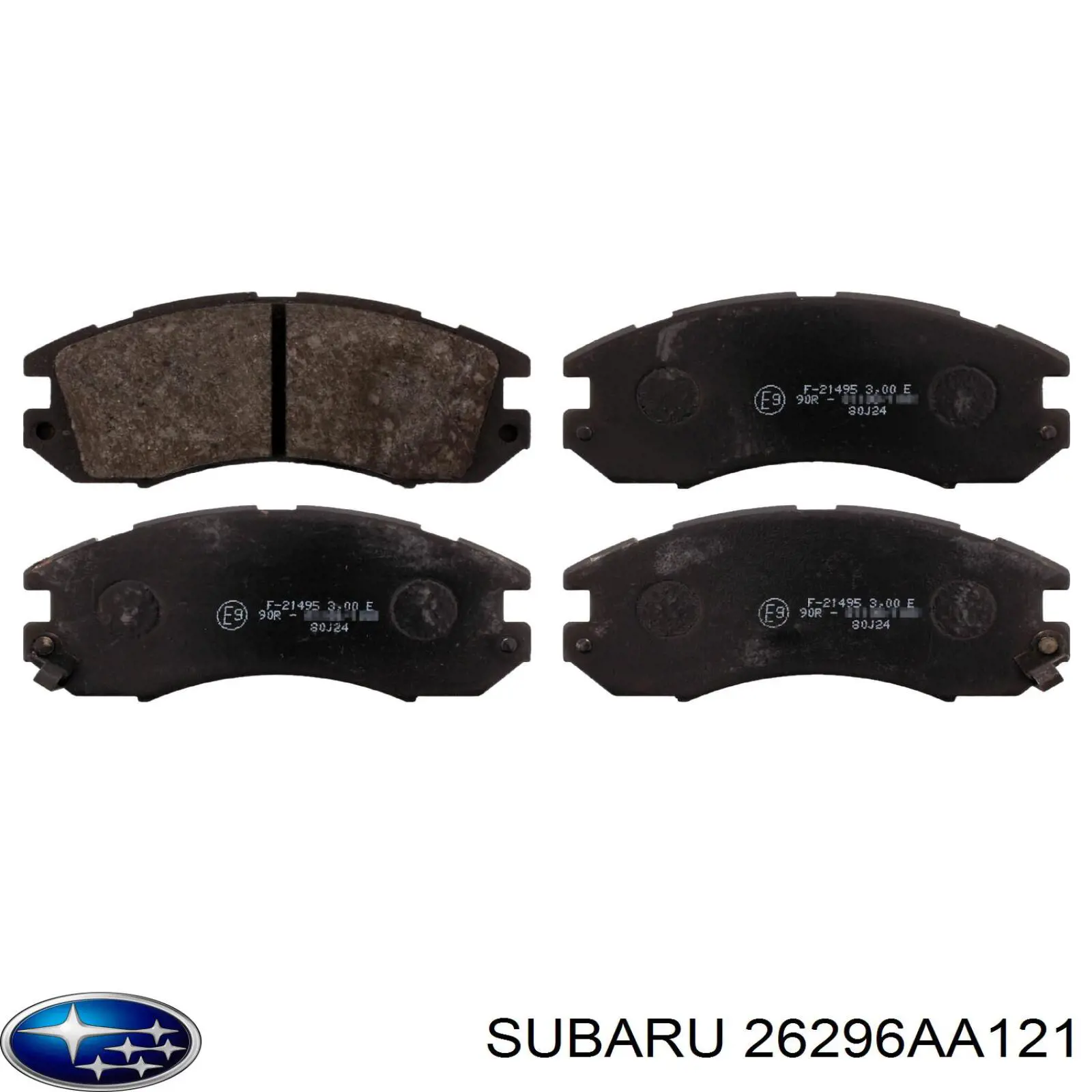 26296AA121 Subaru pastillas de freno delanteras
