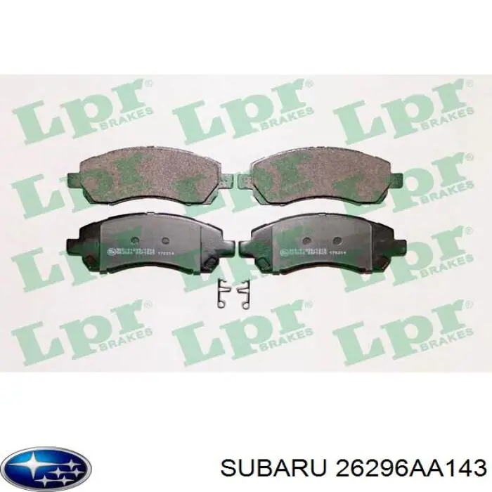 26296AA143 Subaru pastillas de freno delanteras