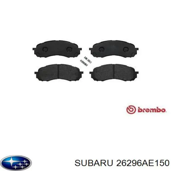 26296AE150 Subaru pastillas de freno delanteras