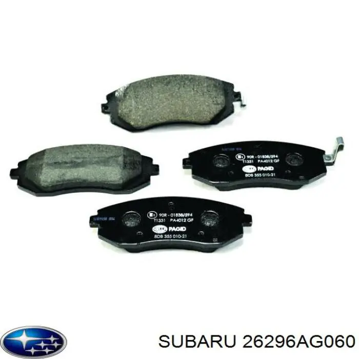 Comprar 26296AG060 Subaru Pastillas delanteras de freno