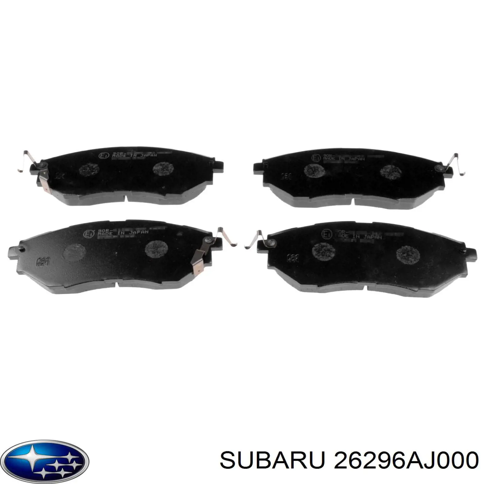 Comprar 26296AJ000 Subaru Pastillas delanteras de freno