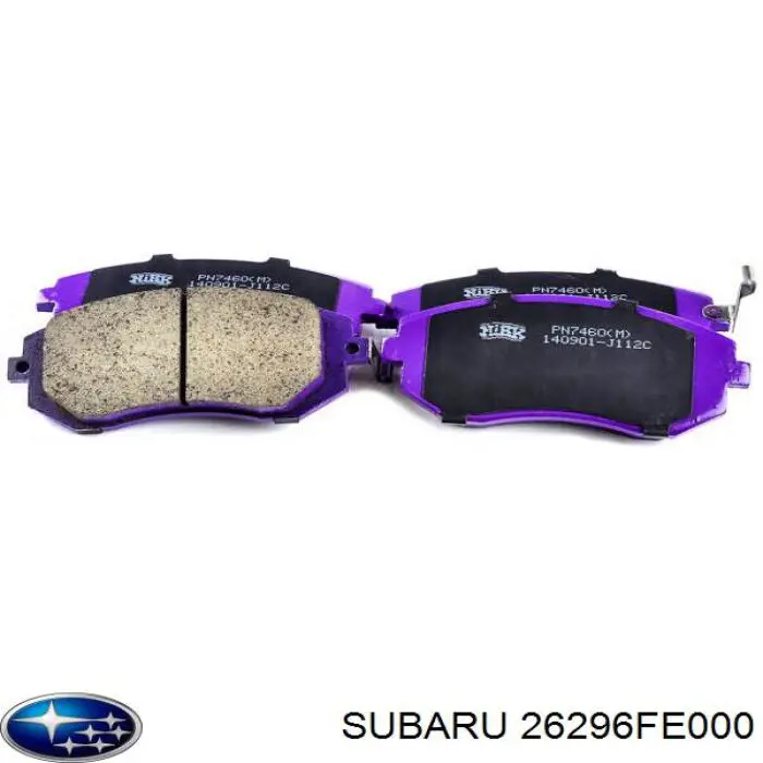 26296FE000 Subaru pastillas de freno delanteras