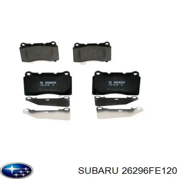 Pastillas de freno 26296FE120 Subaru