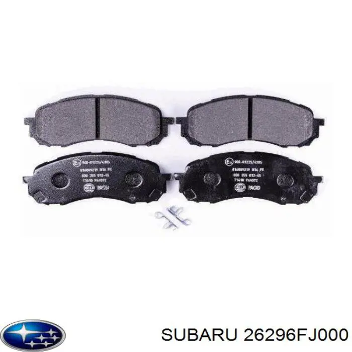 26296FJ000 Subaru pastillas de freno delanteras