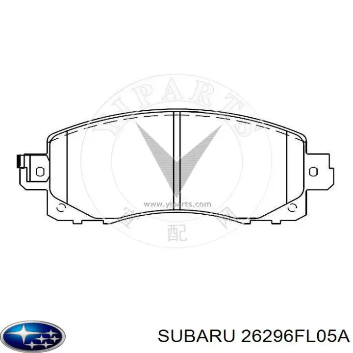 26296FL05A Subaru pastillas de freno delanteras