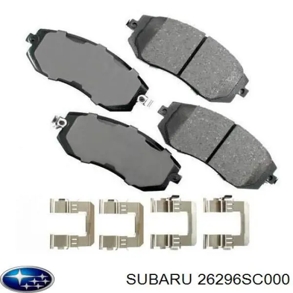 Pastillas de freno delanteras Subaru Impreza 3 GH
