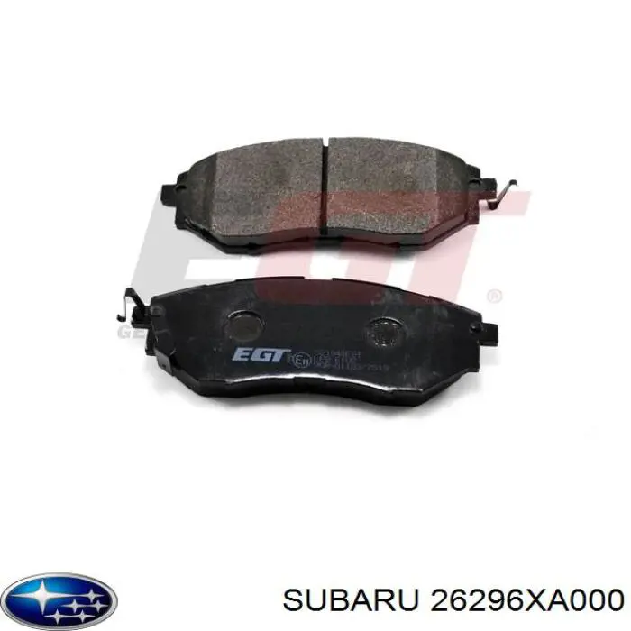 Comprar 26296XA000 Subaru Pastillas delanteras de freno