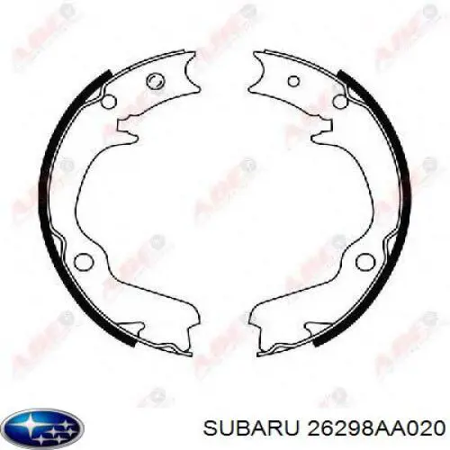 Zapatas de freno de mano Subaru 26298AA020 precio, desde 31,57 EUR