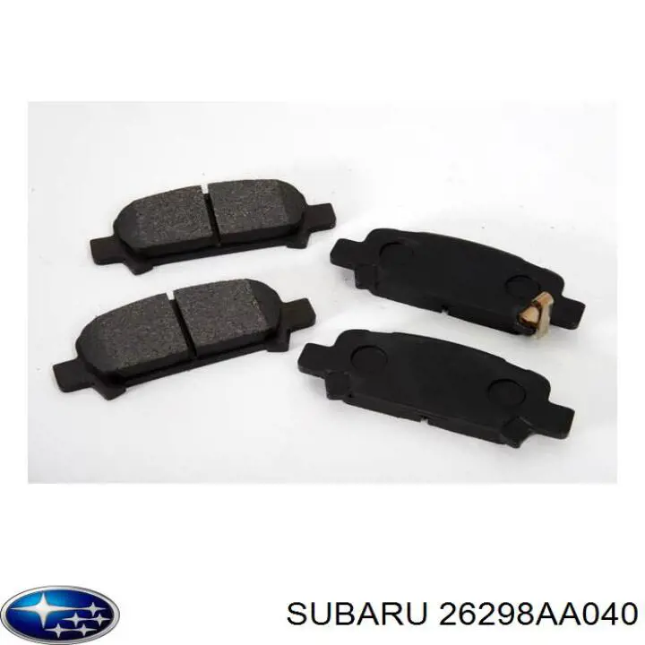 26298AA040 Subaru zapatas de frenos de tambor traseras