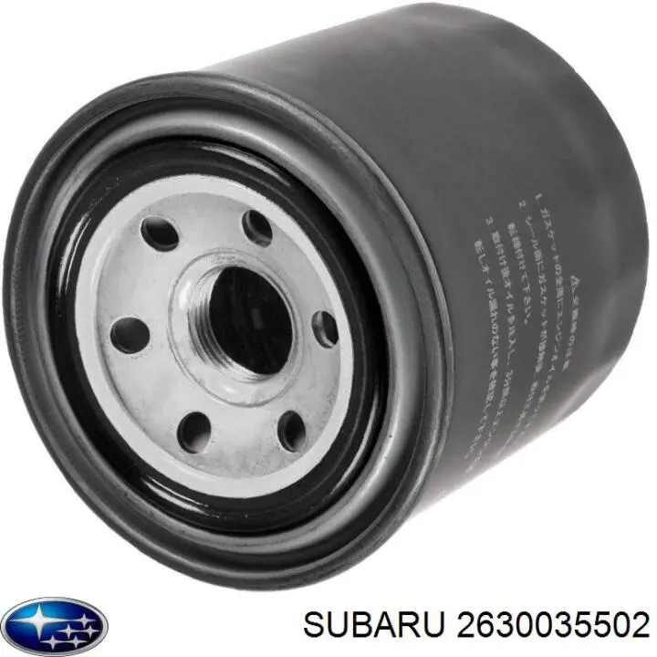 Comprar 2630035502 Subaru Filtros de aceite